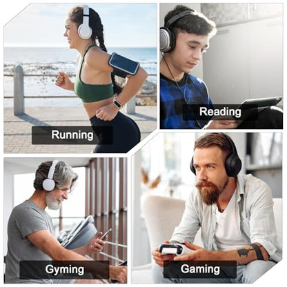 3Pairs Headphone Ear Covers, Sweat Mesh Headphone Cover for Ears, Washable Headphones Earpads, Stretchable Headphones Ear Cover Replacement for Gym Libraries Studying Gaming Aviation Racing