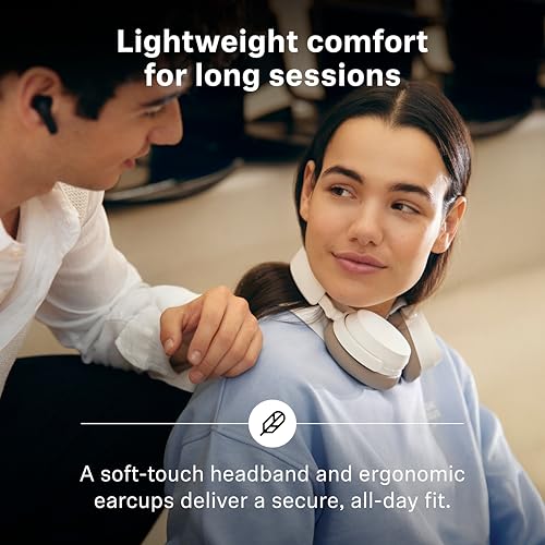 Sennheiser ACCENTUM Wireless Bluetooth Headphones, 50hr Battery, ANC, White - color: White, style: ACCENTUM Wireless