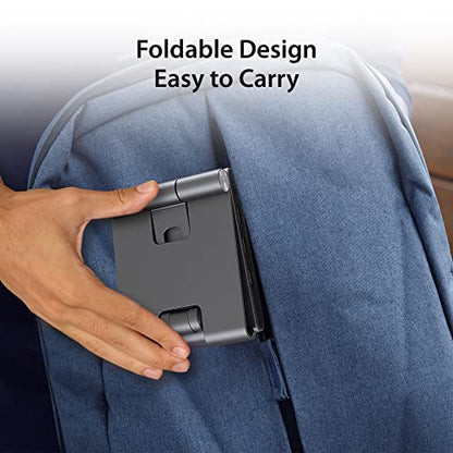 j5create Adjustable Tablet Stand with USB Type C Docking Station for iPad | Pro/Air/mini : 4K60 HDMI, 2 x USB-A 5Gbps, 100W PD Charging, microSD/SD Card Reader, 3.5mm Audio Jack (JTS224)