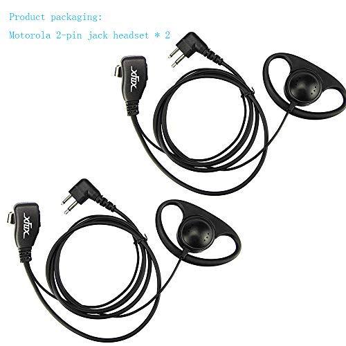 2Pin D Shape Earpiece Headset (2)