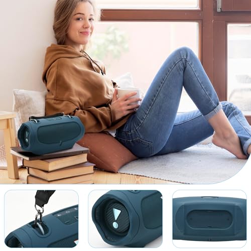 Silicone Case Cover for JBL Xtreme 4 - Portable Speaker, Travel Carrying Protective Cover for Xtreme 4 (Blue) - color: Blue