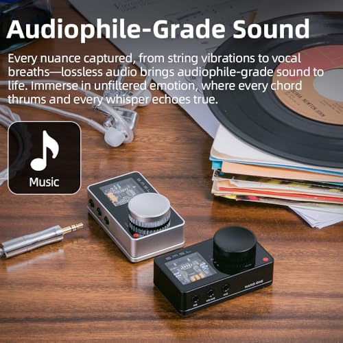 SMSL Nano ONE Pro External Sound Card, Hi-Fi DSP Chip,Virtual 7.1 Surround Sound, for Windows/Mac/Phone/Live Stream/Game,3.5mm Headphone Output, Mic in, Plug and Play Driverless (Black) - color: Black