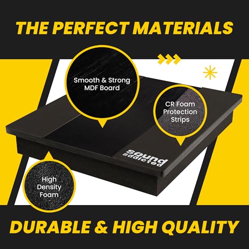 VibeBoss P10 - Acoustic Isolation Platform Suitable for 8-10 inches Subwoofers (13.7'' x 15.7'' x 2.5'') - size: 13.7'' x 15.7'' 2.5''