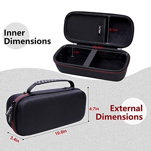 LTGEM Hard Case Compatible with Bose SoundLink Flex 2nd Gen/SoundLink Flex Bluetooth Portable Speaker,Black (Case Only) | Hard Carrying Travel Case for Bose SoundLink Flex 2nd Gen Bluetooth Portable Speaker - color: Black