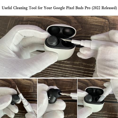 Olytop for Google Pixel Buds Pro/Pro 2 Case Cover with Lock Clip & Cleaner Pen 2022/2024, Shockproof Protective Hard Shell Skin with Carabiner Men Women - Black/Green - color: Black/Green