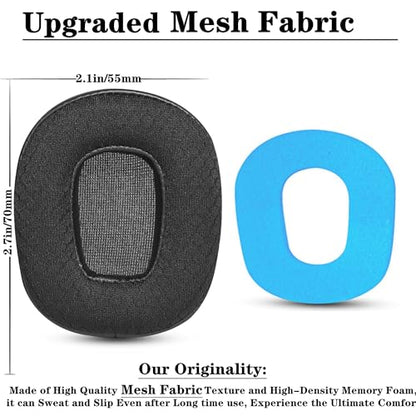 Mesh Fabric Earpads for BlueParrott B350 XT B350XT Noise Canceling Headset