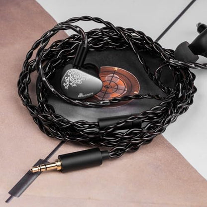 Kiwi Ears Cadenza II in Ear Monitor, 10mm Titanium Dynamic Driver IEM Earphone + Kiwi Ears SONICAP Waterproof IEM Hard Case