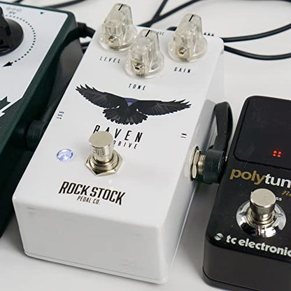 Rock Stock Guitar Flat Patch Cables (Pack of 3) - 4 Inch C-Shape Ultra-Thin - size: 4 Inches, style: C-Shape