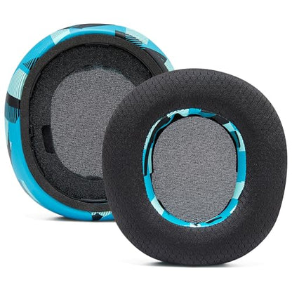 WC Freeze Nova Pro Wireless - Earpads for Arctis Nova Pro Wireless & More | Made by Wicked Cushions | Also fits SteelSeries Nova Elite & Nova Pro Omni(Doesn't Fit Other Models) | Cyan Prism - color: Cyan Prism