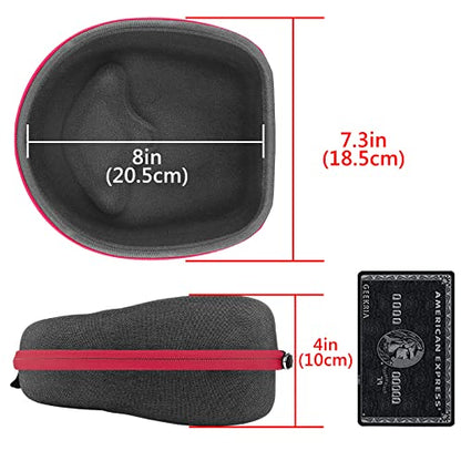 Geekria Shield Headphones Case Compatible with Sony INZONE H9, INZONE H9 II, INZONE H7, INZONE H5, Replacement Hard Shell Travel Carrying Bag with Cable Storage (Dark Grey)