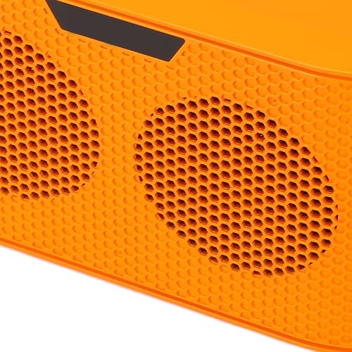 Focket Electric Guitar Amplifier, 10W Output Builtin Delay Effect Portable Guitar Amplifier, Amp Speaker with 3.5mm Headphone Jack Volume Tone Control for Desktop Coffee Table