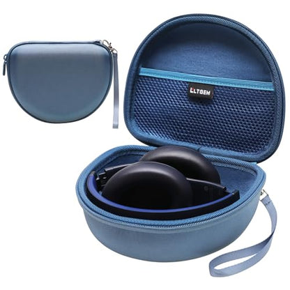 Headphone Case Compatible with Beats Studio Pro/Solo 4 / Studio 3 / Solo 3 / Picun B8 / BERIBES/JLab JBuds Lux ANC Wireless Bluetooth Noise Cancelling Headphones, Blue(Case Only) | Hard Carrying Travel Case for Beats Studio Pro/Solo 4/Studio3/Solo3 Wirele