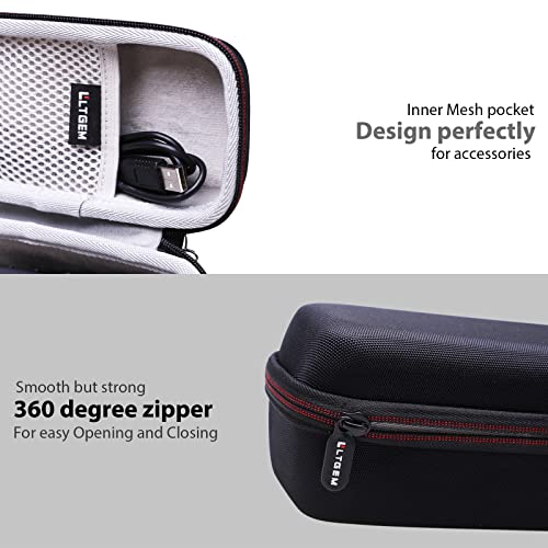 LTGEM EVA Hard Case for Tascam DR-05XP Portable Recorder | Fits Zoom H5 4-Track/Tascam DR-07XP/DR-05X Handy Recorder - Travel Protective Carrying Storage Bag