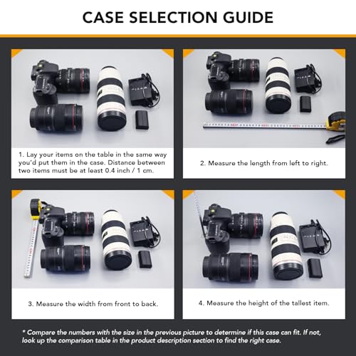 Lykus HC-7240 Hard Case with Wheels and Foam, Inner Size 25.7*19.49*14.96in | IP67 Waterproof, Pluckable Foam, Suitable for Cameras, Lenses, Electronic Equipment and More - size: HC-7240: 31.1x24.41x18.5 inch