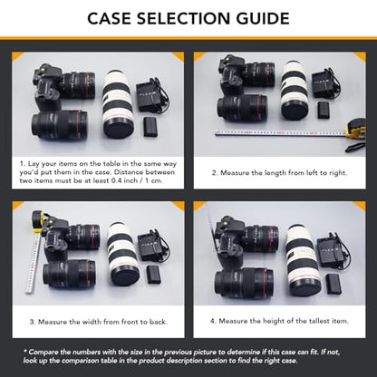 Lykus HC-7240 Hard Case with Wheels and Foam, Inner Size 25.7*19.49*14.96in | IP67 Waterproof, Pluckable Foam, Suitable for Cameras, Lenses, Electronic Equipment and More - size: HC-7240: 31.1x24.41x18.5 inch