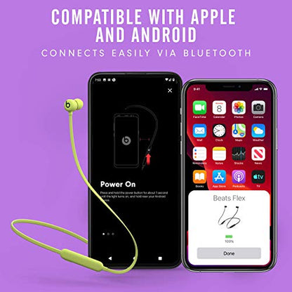 Beats Flex with Apple 20W USB-C Power Adapter - Yuzu Yellow - color: Yuzu Yellow, style: Flex & Power Adapter