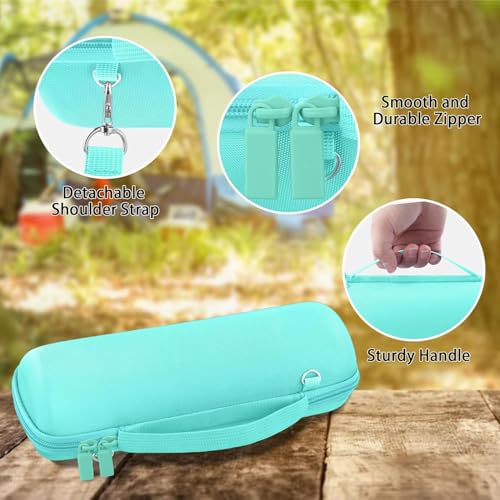 co2CREA Hard Travel Case for JBL Flip 7/6/5/4 Speaker, Mint Green - color: Mint Green Case