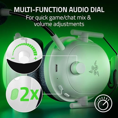 Razer BlackShark V2 Pro Wireless Xbox Gaming Headset, White | 50mm Drivers, Super Wideband Mic, Noise Isolating Earcups, For Xbox, PS5, Switch 2, PC, Mac, Bluetooth, USB-C, 70hr Battery - color: White, style: Xbox