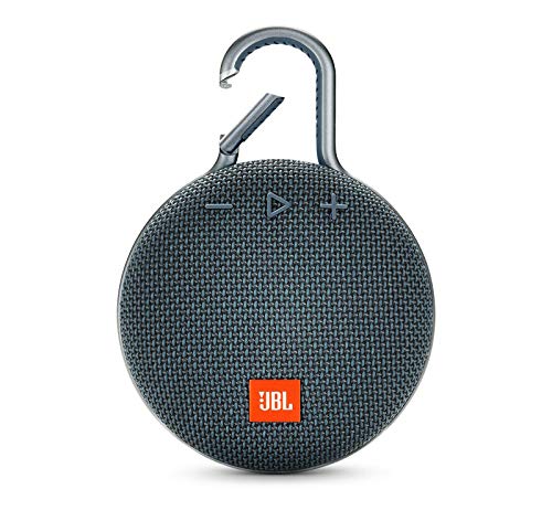 JBL Clip 3 Waterproof Portable Bluetooth Speaker - Blue (Renewed) - color: Blue