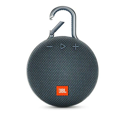 JBL Clip 3 Waterproof Portable Bluetooth Speaker - Blue (Renewed) - color: Blue