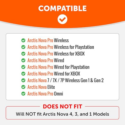WC Side Plates for Arctis Nova Pro Wireless, Pro Wired & Nova Elite | Made by Wicked Cushions | Also fits Nova Pro Omni, 7, 7X & 7P | Cyan Prism - color: Cyan Prism