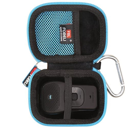 FBLFOBELI Hard Case Compatible with DEWALT Jobsite Pro Wearable Bluetooth Speaker, also fits for Noxgear 39g Wearable Bluetooth Speaker, Magnetic Clip-On Mini Speaker Storage (Blue) - color: Blue