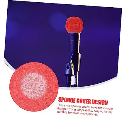 200pcs Disposable Microphone Covers O-Shaped Foam Mic Sleeves for Wireless Mics for Events and Performances Hygiene Protection