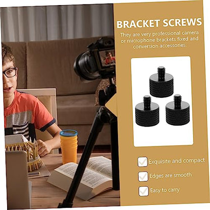 Tripod Screw Adapter Set 5/8 to 1/4 Thread for Microphone Stand Mounts