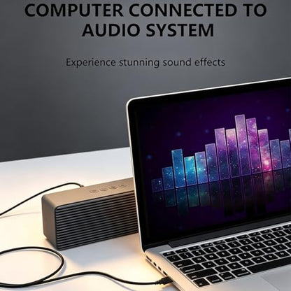 3.5mm USBCharging Audio Cable 3.3FT,AUX Audio Jack toUSB Male Charging CableAdapter,Compatible withHeadphones,Speakers,VoiceRecorders,MP3 Players,and Other Devices with a3.5mm Port