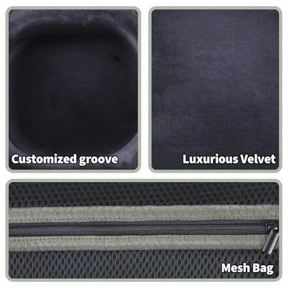 Storage Case Compatible with Walker's Razor Slim Shooting Hearing Protection Electronic Earmuffs - color: Military Green