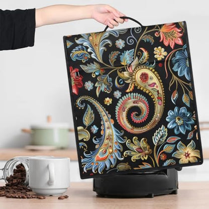 Kitchen Aid Mixer Cover Compatible with 6-8 Quarts, Paisley Stand Mixer Cover, Dust Cover with Zipper Pocket, Kitchen Aid Mixer Accessories, Kitchen Appliance Organizer Bag - color: Paisley