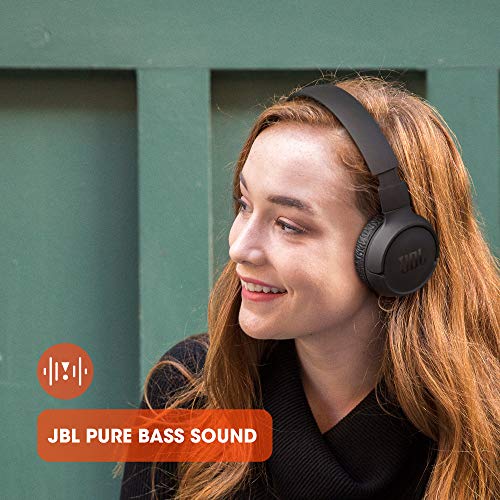 JBL Tune 510BT - Wireless On-Ear Headphones - Rose | JBL Pure Bass Sound, Wireless Bluetooth 50 Streaming, Up to 40H battery life and speed charge 5mins 2H, Hands-free calls - color: Rose, size: Medium