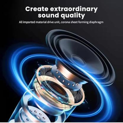 Wireless Bluetooth Headphones Over Ear ,HiFi Foldable Intelligent Noise Reduction Adjustable Wireless Headset with Microphone,Stereo Headphone with Deep Bass for Sports Travel Cellphone Tablet (Black)