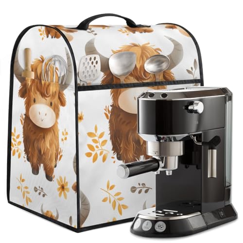 Kitchen Aid Mixer Cover Compatible with 6-8 Quarts, Cover for Ktchen Aid Stand Mixer, Kitchen Aid Dust Cover for Mixers, Kitchen Aid Bowl Lift Mixer Appliance Covers Highland cow - color: Highland cow