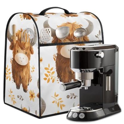 Kitchen Aid Mixer Cover Compatible with 6-8 Quarts, Cover for Ktchen Aid Stand Mixer, Kitchen Aid Dust Cover for Mixers, Kitchen Aid Bowl Lift Mixer Appliance Covers Highland cow - color: Highland cow
