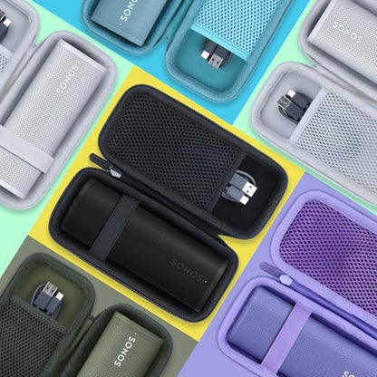 Lebakort Hard Case Compatible with Sonos Roam 2 Portable Waterproof Speaker - color: Green Case