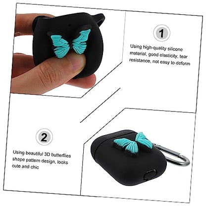 STOBOK 2pcs Earphone Case Charging Slot Silicone Cover Buckle for Easy Attachment