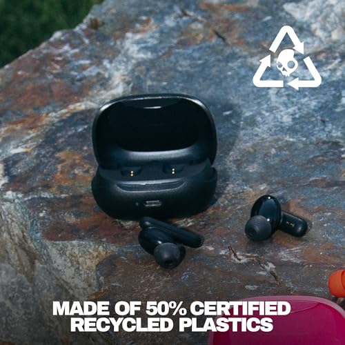Skullcandy Smokin’ Buds Wireless Noise Isolating Earbuds - True Black - color: True Black