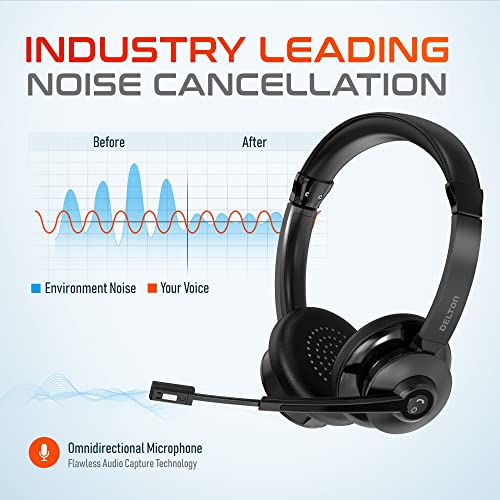 Delton 35X Bluetooth Computer Headset with Noise Cancelling Mic