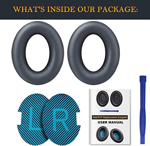 SoloWIT Earpads for Bose Headphones - Titanium - color: Titanium