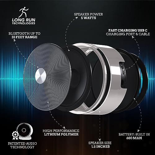 Stereo Bluetooth Speakers - Wireless Computer Speaker for Desktop Laptop PC for Boys & Girls Sister Brother Mom & Dad - Bluetooth Stereo Speakers Home Theater Gaming Rose Gold - color: Gold