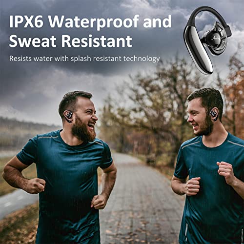 Bluetooth Headset,Wireless Bluetooth Earpiece Compatible with iPhone/Android Cell Phones,Auriculares Bluetooth Earpiece 28 Hrs Talking Time