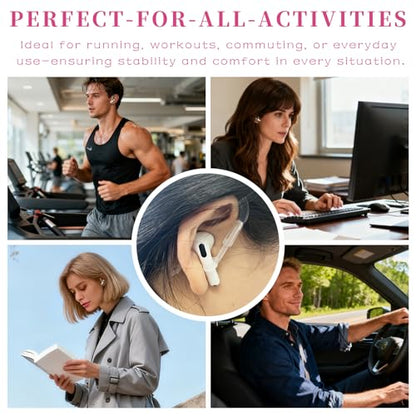 Adjustable Transparent Ear Hooks – Multi-Dimensional Anti-Drop Sports Ear Clips
