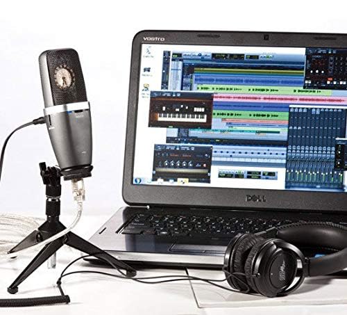 Apex Apex555 USB Large Diaphragm Cardioid Studio Condenser Microphone with Headphone Monitoring