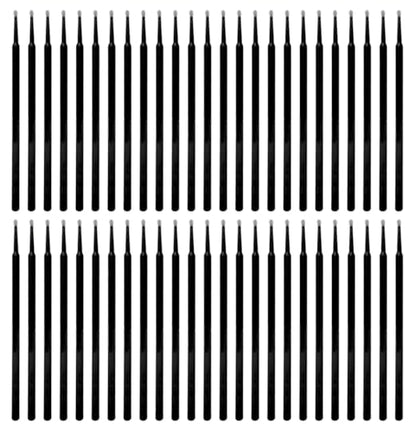 100 Pack Phone Charge Port Cleaning Tool kit,Bendable Mini Soft Round Brushes Cleaner Compatible with iPhone 11 Pro Speaker Tablet Camera Laptop Computer Smartphone, Black - color: Black