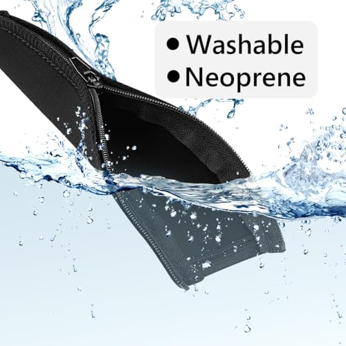 Geekria Flex Fabric Headband Cover Compatible with Bose QC45 QuietComfort 35II/QC35/QC25 Headphones, Replacement Repair Part, Sweat Cover, Easy DIY Installation (Black)