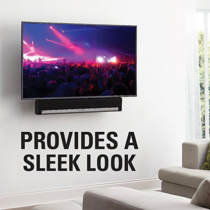Sanus Soundbar Mount for Most Soundbars up to 15 lbs - Features Simple Install and Tool-Free Adjustments - Compatible with Most TVs and Mounts - SOA-SBM1