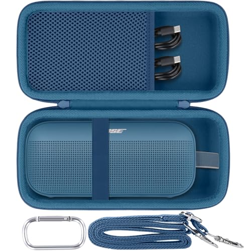 Case for Bose SoundLink Flex 2nd Gen/SoundLink Flex Bluetooth Speaker | Protective Storage Box, Portable Carrying Box, Smooth Zipper, Zippered Closure, Travel-ready, Blue Dusk Case - color: Blue Dusk