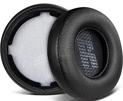 SOULWIT Replacement Ear Pads for JBL Live 400BT/Live 400 BT On-Ear Wireless Headphones, Live400 Earpads Cushions with Softer Protein Leather, Noise Isolation Foam - Black - color: Black