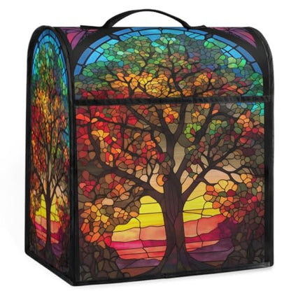 Kitchen Aid Mixer Cover Compatible with 6-8 Quarts Glowing Tree of Life Stand Mixer Cover Dust Cover with Zipper Pocket Kitchen Aid Mixer Accessories Kitchen Appliance Organizer Bag - color: Tree of live